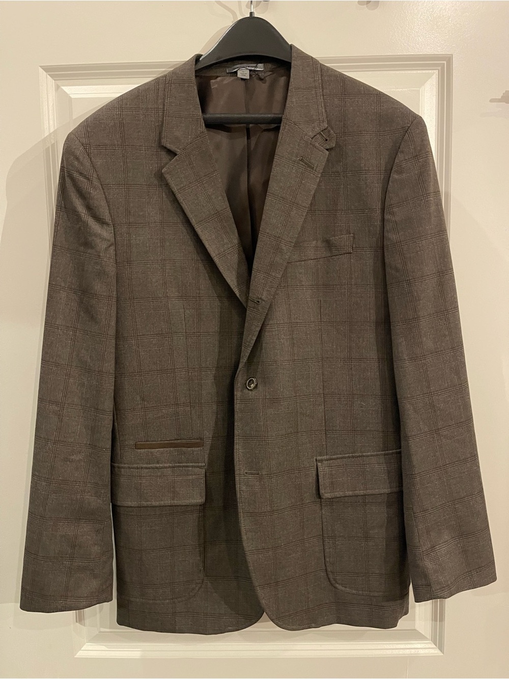 Johnston & Murphy Brown Plaid Sport Coat